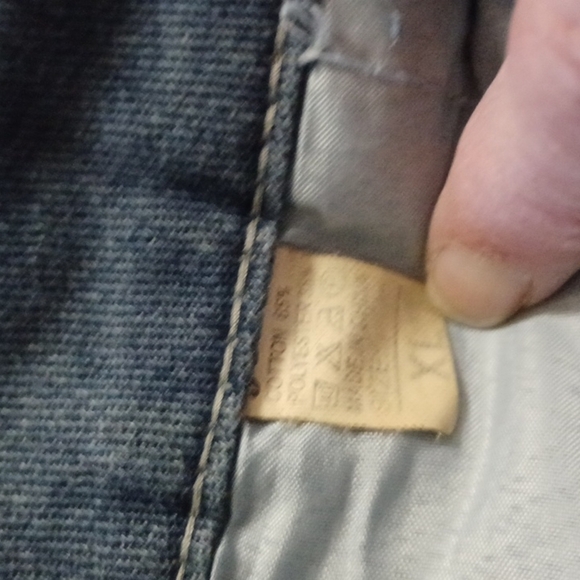 Vintage Wide Leg Button Fly Jeans - Picture 6 of 6